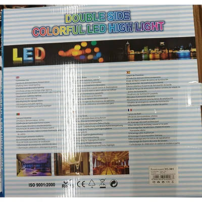 Catena di illuminazione «10M DOUBLE SIDE COLORFUL LED HIGH LIGHT» — foto 1 dell'alert A12/02615/24