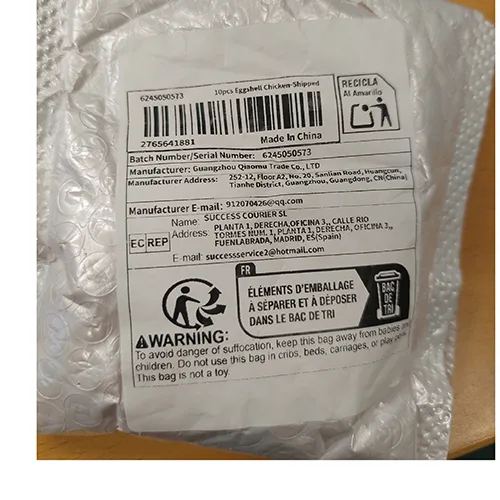 Giocattolo di plastica «10pcs Eggshell Chicken-Shipped»
