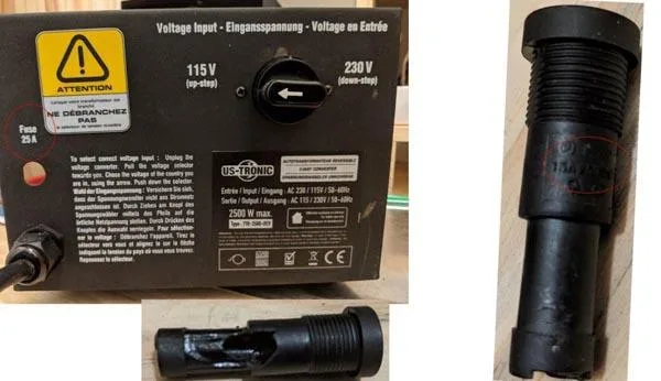 Inverter di potenza «110v-220v converter - special USA 2,500 W output» — foto 2 dell'alert A12/1918/19
