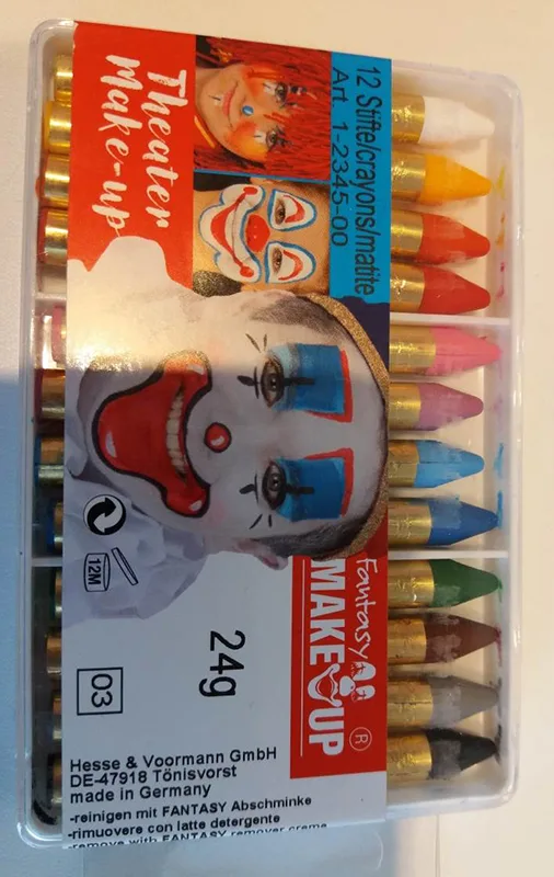 Pastelli di pittura facciale «12 crayons - Theater Make-up» (2008 l, Fantasy MAKE UP)