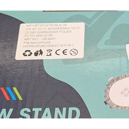 Kit di conversione smerigliatrice angolare «12" ELECTRIC CHAIN SAW STAND» — foto 4 dell'alert SR/01178/25