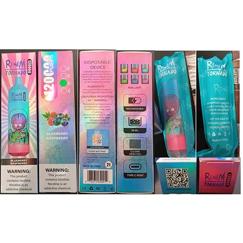 Sigaretta elettronica monouso «120000 PUFFS 2% NICOTINE 38ml» — foto 3 dell'alert SR/02550/26