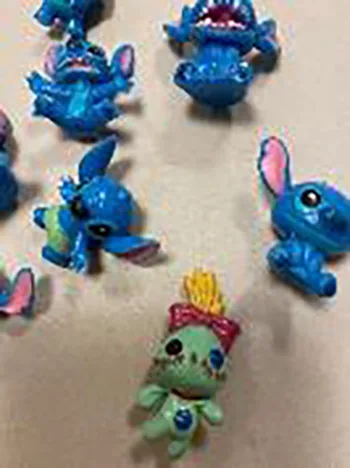 Set di bambole di plastica «12pcs/Set Disney Lilo & Stitch PVC dolls Anime act» — foto 2 dell'alert A12/00163/22