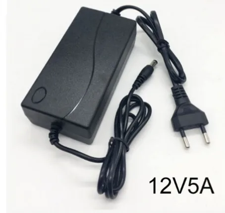 Caricabatterie «12V 5A 5.5 * 2.1mm LED Transformateur Alimentation Adaptateur UE Plug Alimentation» — foto 2 dell'alert A12/01727/21