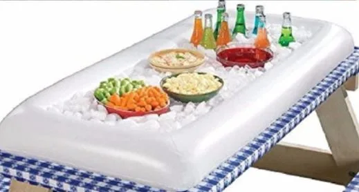 Tavolo da picnic gonfiabile «134 * 64 cm Uppblåsbar tabell Servering för BBQ Bar fest Buffé Iskylare Picknickbord ...» — foto 2 dell'alert A12/00202/22