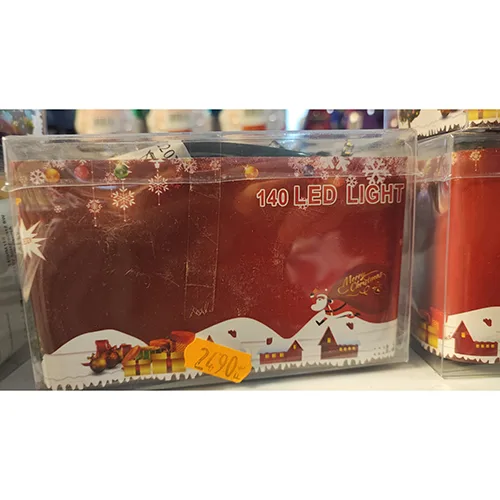 Catena di illuminazione «140 LED LIGHT, Merry Christmas, 110 cm» — foto 3 dell'alert SR/03974/25