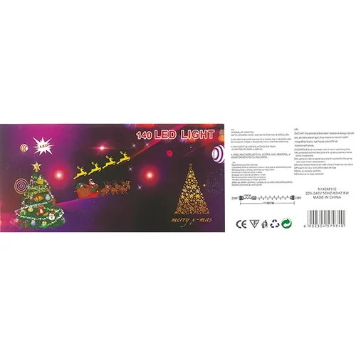 Catena di illuminazione «140 LED LIGHT, Merry x-mas» — foto 7 dell'alert SR/03256/25