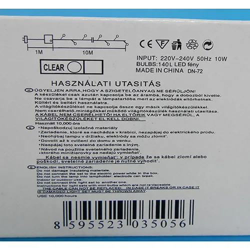 Catena di illuminazione «140LED Karácsony égő» — foto 6 dell'alert SR/03323/25