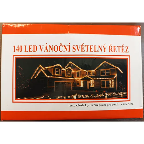Catena di illuminazione «140LED VÁNOČNÍ SVĚTELNÝ ŘETĚZ» — foto 1 dell'alert A12/01060/24