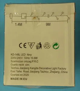 Catena di illuminazione «148L LED fény» — foto 3 dell'alert A12/00694/21