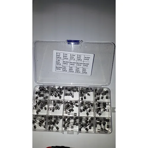Kit di assortimento fusibili «150 Pieces 15 Values 5 x 20 mm Glass Fuse with 10 Pieces 22 AWG Fuse Holder Inline Screw…» — foto 1 dell'alert SR/01706/25