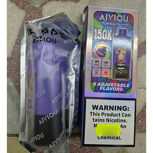 Sigaretta elettronica monouso «150K, 6 ADJUSTABLE FLAVORS, 150000 puffs» (AIVIOU WASPE)
