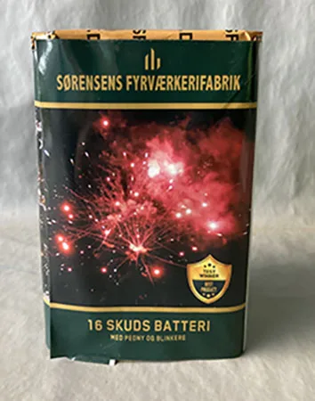 Fuochi d'artificio «16 Skuds batteri» (Sørensens Fyrværkerifabrik)