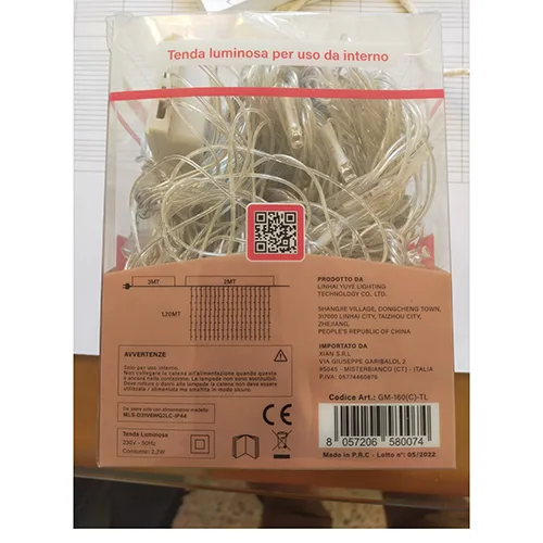 Catena di illuminazione «160 led» — foto 2 dell'alert SR/00832/25