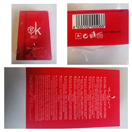 Profumo «17K RED» — foto 1 dell'alert A12/02295/23