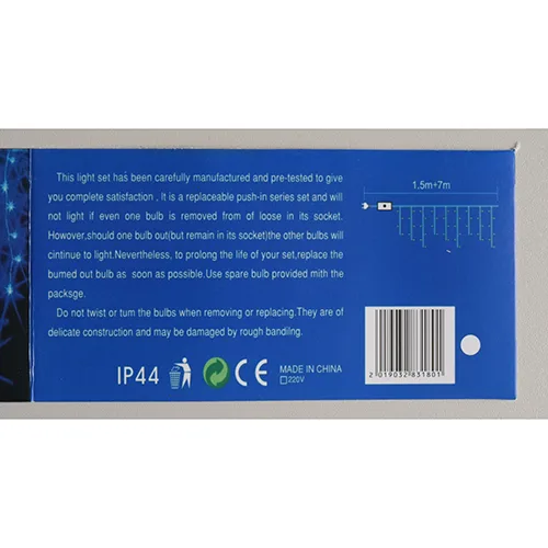 Catena di illuminazione «180 8M+LED ICICLE LIGHT» — foto 4 dell'alert A12/02418/24