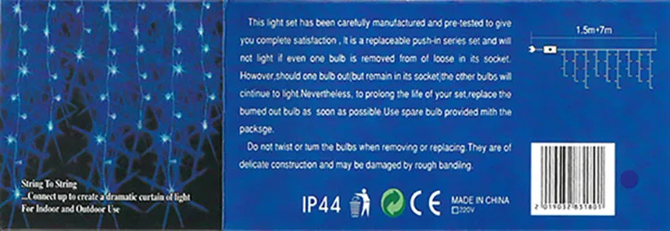 Catena di illuminazione «180 ICICLE LIGHT 8M+LED» — foto 3 dell'alert A12/01742/21