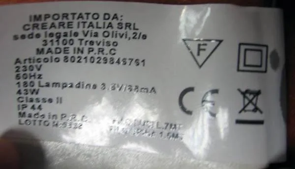 Catena di illuminazione «180 Miniluccole Multicolor da Interno» — foto 3 dell'alert A12/0001/15