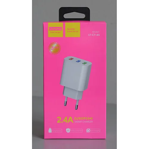 Caricabatterie USB «2.4A EUROPEAN SMART CHARGER» — foto 2 dell'alert OR/00101/25