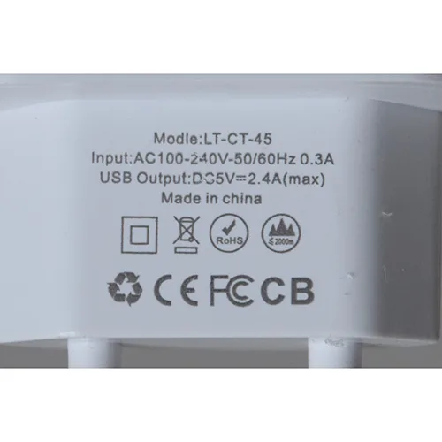 Caricabatterie USB «2.4A EUROPEAN SMART CHARGER» — foto 6 dell'alert OR/00101/25