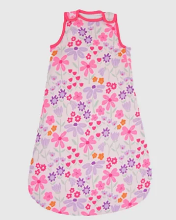 Sacco a pelo per bambino «2.5 Tog Floral/Animal Grow Bag and 1.5 Tog Grow Bag. Product sold online.» (Dunnes Stores)