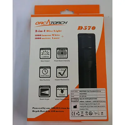 Luce con puntatore laser «2-in-1 Dive Light» — foto 4 dell'alert A12/03597/24