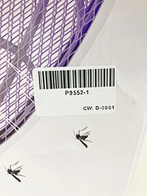 Killer di zanzara elettrica «2-in-1 electric mosquito swatter» — foto 3 dell'alert A12/00974/23