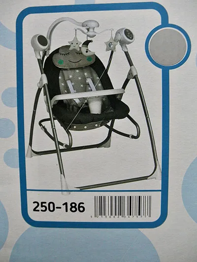 Altalena del bambino «2 IN 1 ELECTRIC SWING - BOUNCER WITH MUSIC & REMOTE CONTROL» — foto 4 dell'alert A12/01249/22