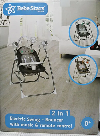 Altalena del bambino «2 IN 1 ELECTRIC SWING - BOUNCER WITH MUSIC & REMOTE CONTROL» — foto 5 dell'alert A12/01249/22