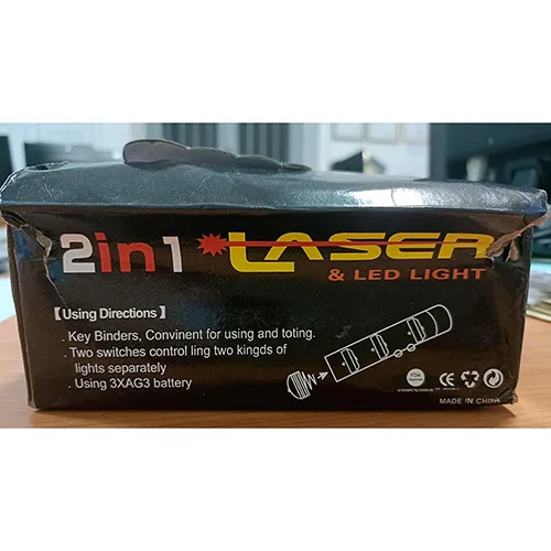 Puntatore laser «2 in 1 laser e luce» — foto 2 dell'alert SR/03148/25