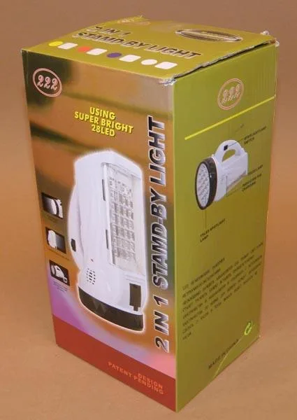 Torcia ricaricabile «2 in 1 Stamd-by Light» (222)