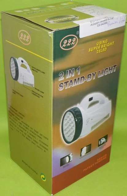 Torcia ricaricabile «2 in 1 Stamd-By Light» (D' an Dian)