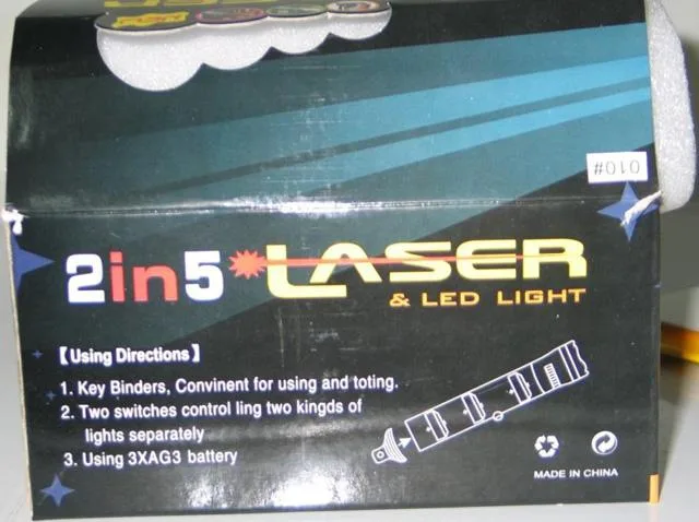 Puntatore laser «2 in5 Laser & Led Light» — foto 3 dell'alert A12/1764/13