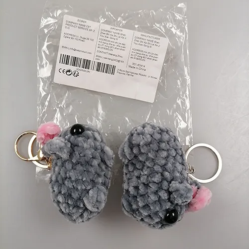 Giocattolo morbido con portachiavi «2 Stück Sad Hamster Plüschtier für Kinder, Freunde, Familie» — foto 2 dell'alert SR/01467/26