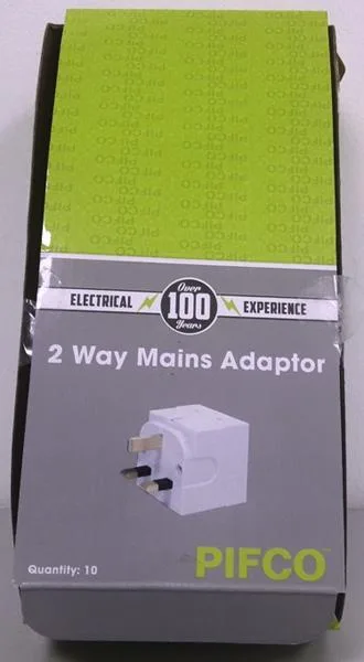 Adattatore della spina di viaggio «2 Way Mains Adaptor» (PIFCO)