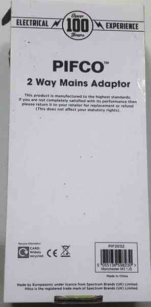 Adattatore della spina di viaggio «2 Way Mains Adaptor» — foto 4 dell'alert A12/1643/18