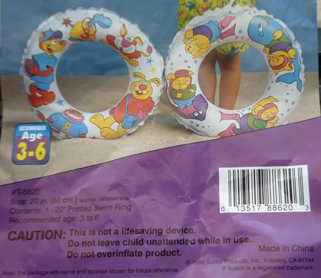 Anello gonfiabile di nuoto «20'' Printed Swim Ring» — foto 2 dell'alert A12/1130/13