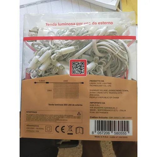 Catena di illuminazione «200 Led» — foto 6 dell'alert SR/00801/25