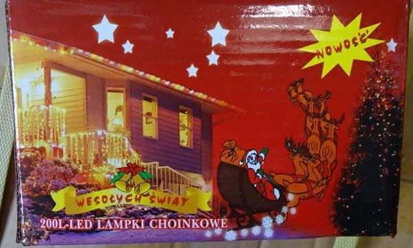 Catena di illuminazione a LED «200-LED lampki choinkowe» — foto 1 dell'alert A12/1247/19