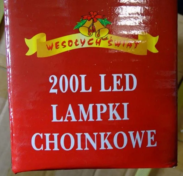 Catena di illuminazione a LED «200-LED lampki choinkowe» — foto 3 dell'alert A12/1247/19