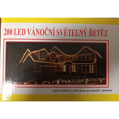 Catena di illuminazione «200 LED Vánoční světelný řetěz» — foto 1 dell'alert A12/01415/24