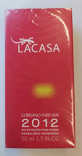 Eau de toilette «2012 Eau de Toilette pour homme» (GORDANO PARFUMS)