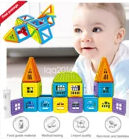 Blocchi magnetici da costruzione «204 pcs Magnetic Toy Building Blocks Set 3D Large Tiles Great Gift DIY Kids Toys»