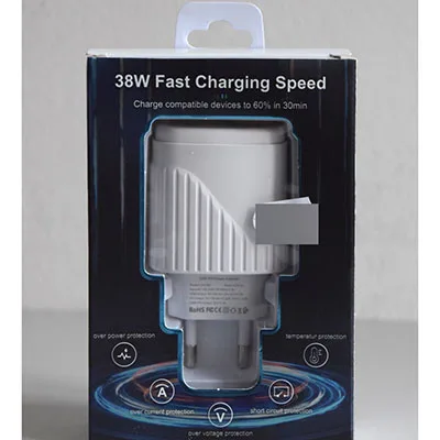 Caricabatterie USB «20W PD Power Adapter, PD+QC3.0 Quickcharger 38W» (Tengda)