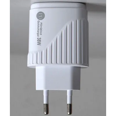 Caricabatterie USB «20W PD Power Adapter, PD+QC3.0 Quickcharger 38W» — foto 3 dell'alert A11/00160/24