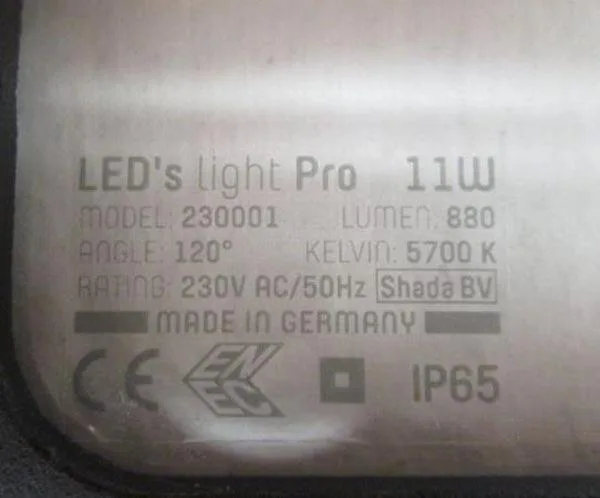 Proiettore a LED «230V LED Floodlight» — foto 2 dell'alert A12/0421/17
