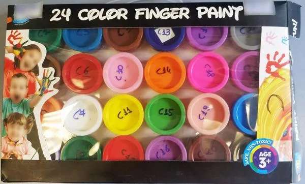 Kit vernice per dita «24 COLOR FINGER PAINT» (ARTOYS)
