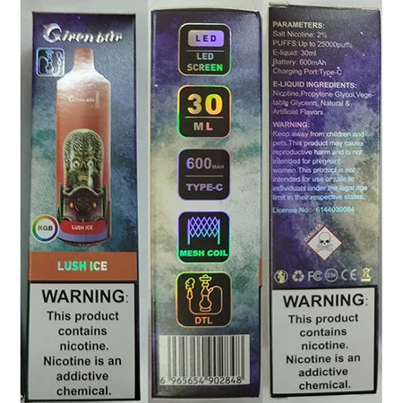 Sigaretta elettronica monouso «25000 puffs Pro» — foto 2 dell'alert A12/02448/24