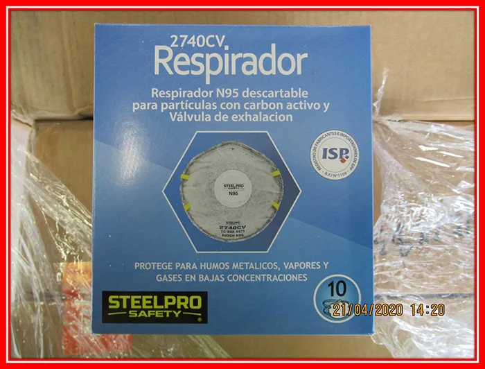 Maschera filtro antiparticolato «2740CV Respirador» — foto 3 dell'alert INFO/00123/20
