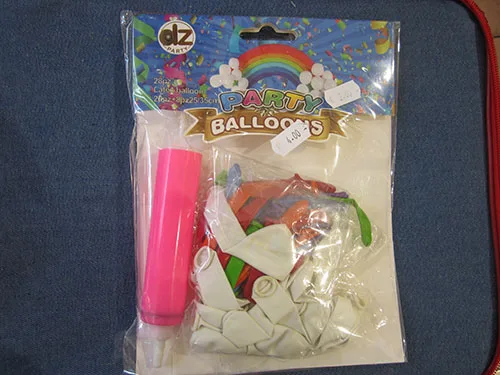 Palloncini «28 palloncini gonfiabili di vari colori Party Ballons» (DZ Party)